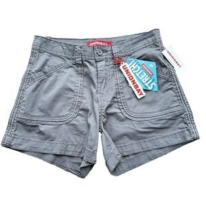 Juniors' Unionbay Conrad Midi Shorts Light‎ Galaxy Grey Size 0 (24W) NWT Stretch